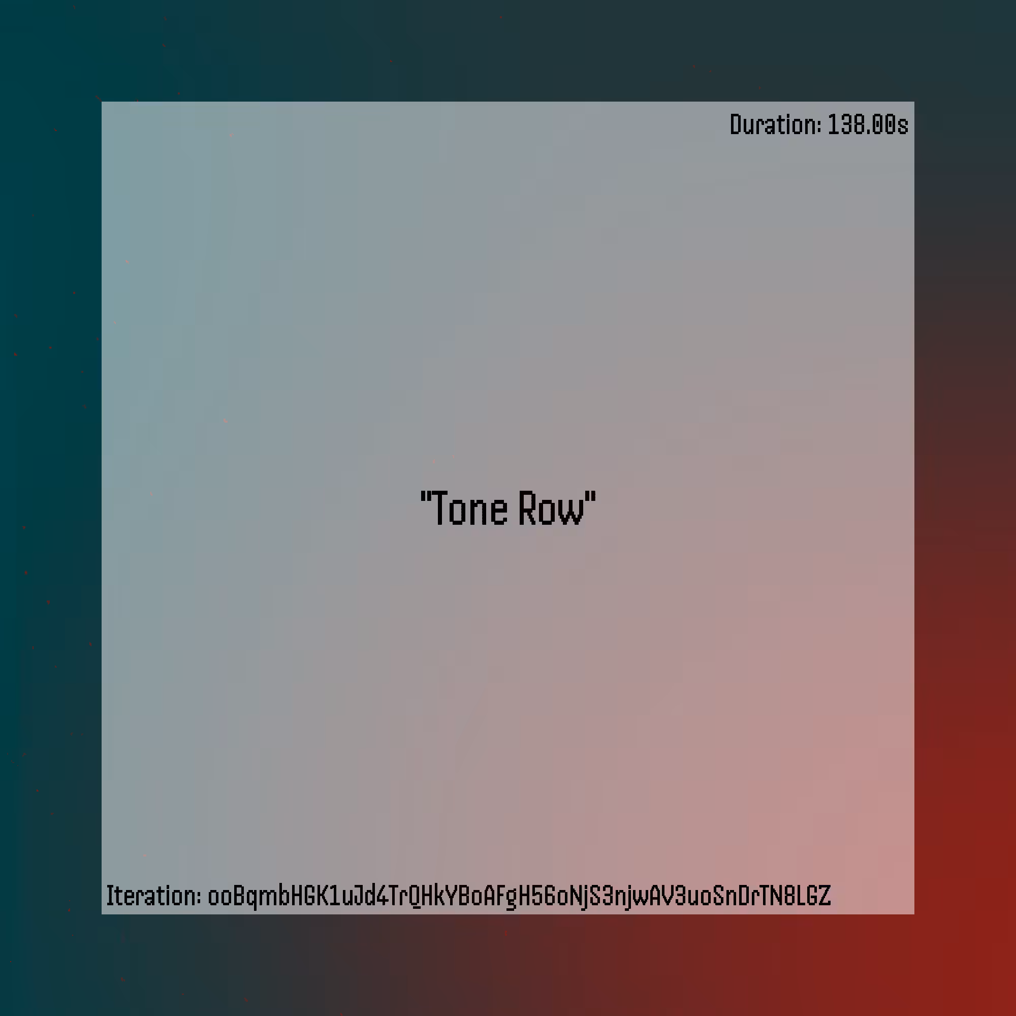 Tone Row #72