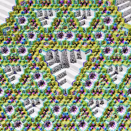 Colorful cubic sponge forms #92