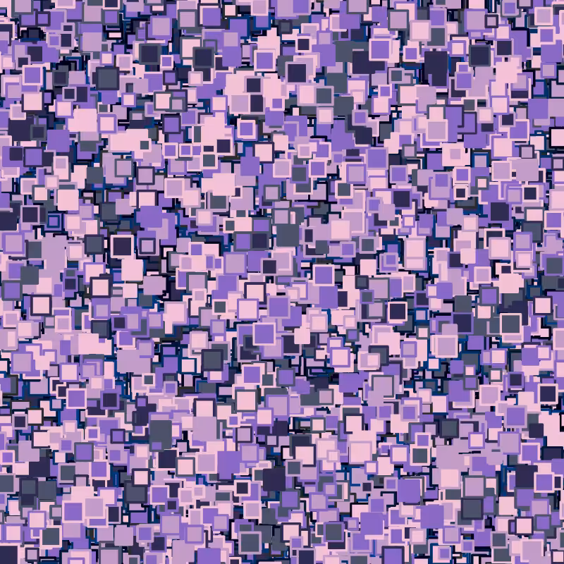 Generative square blocks - Beach scene night mode