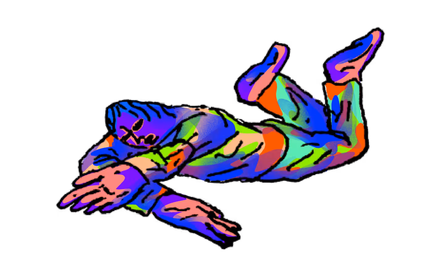 sleepingねむる
