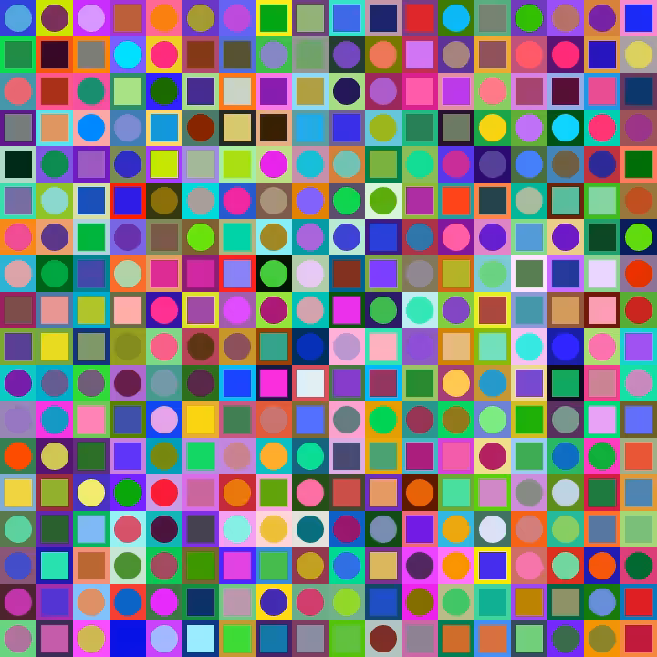 Square Dot Composition #215