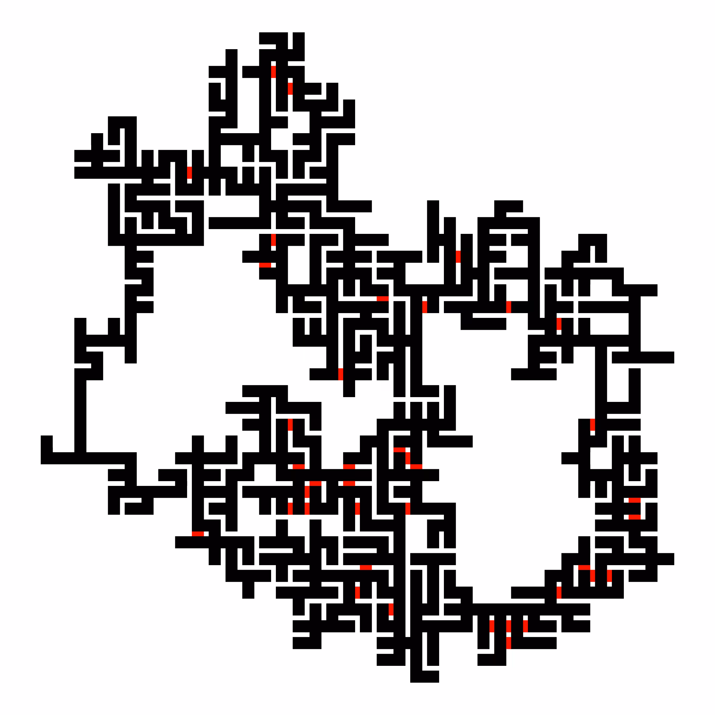 Invasion Percolation #100