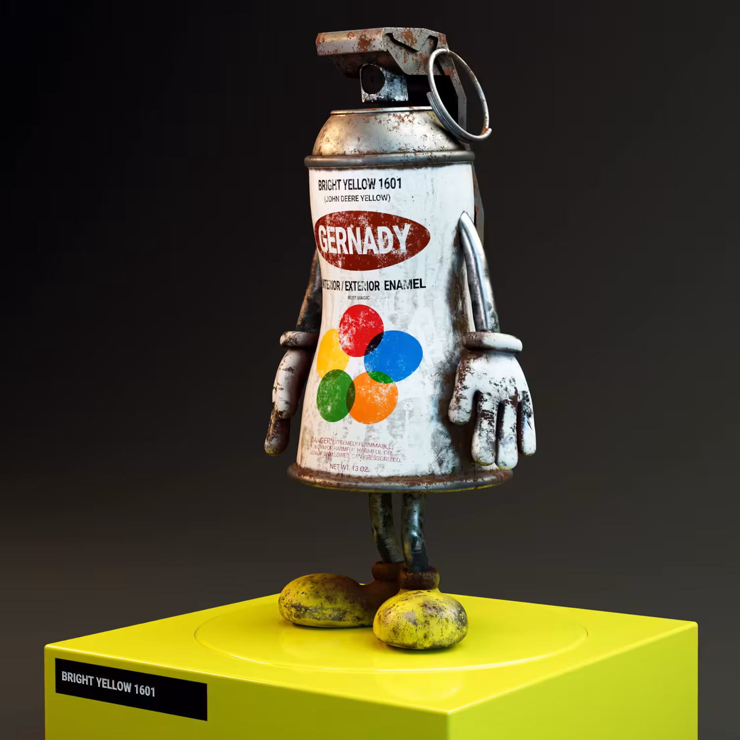 Gernady Bright Yellow 1601