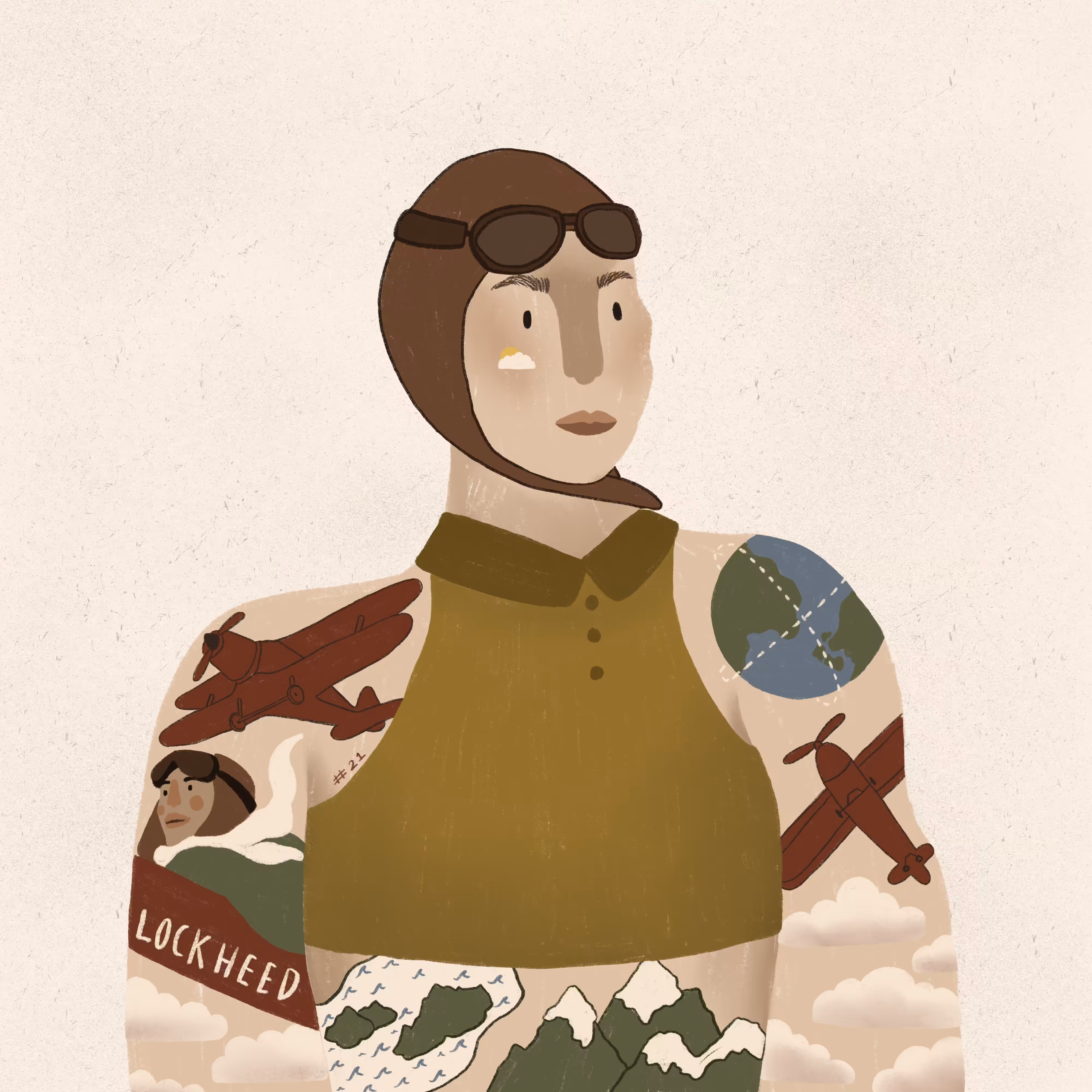 #21 Amelia Earhart