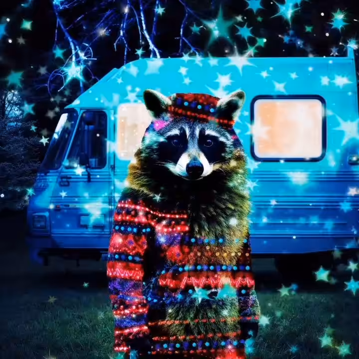 Raccoon Fuzzzies