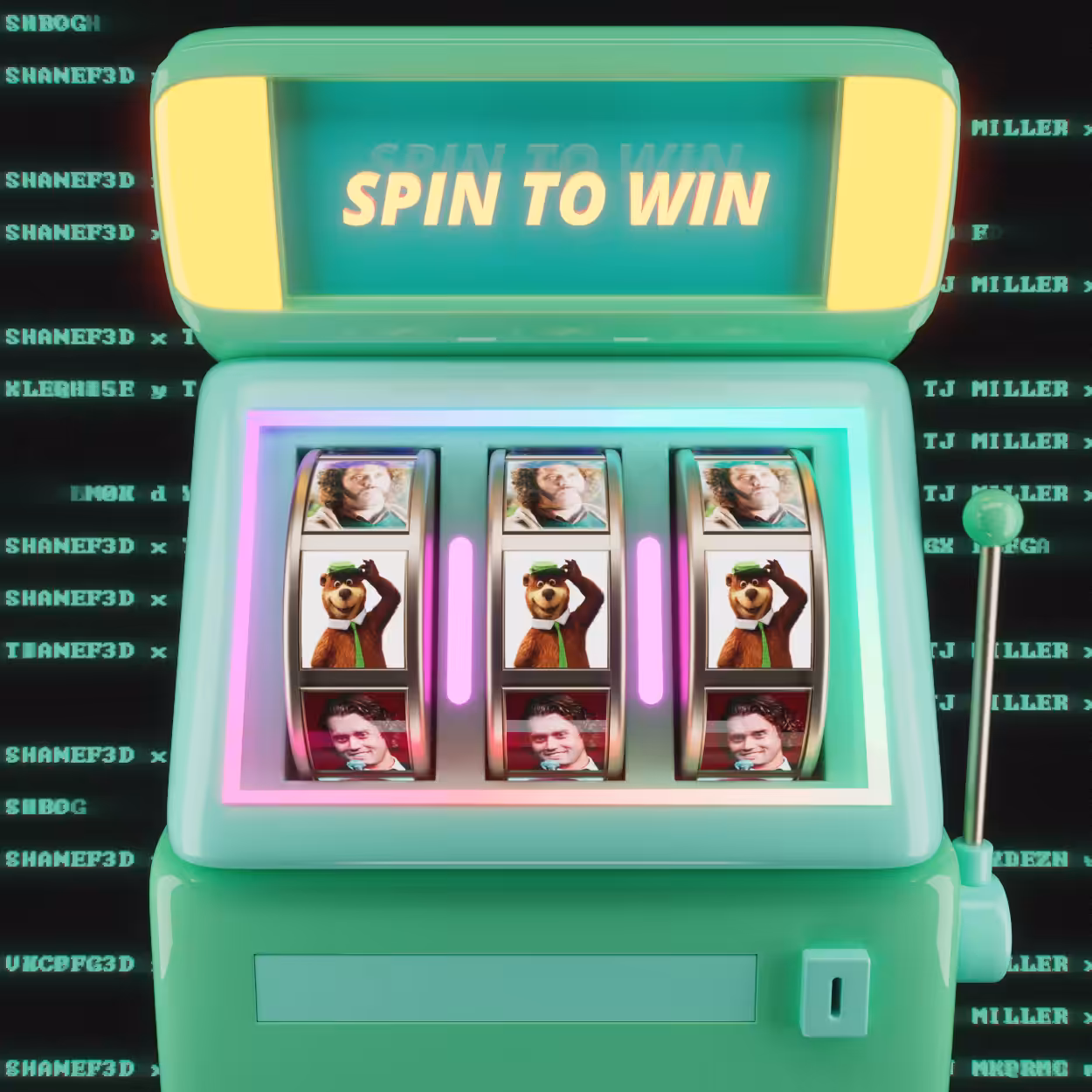 T.J. as a Slot Machine 3
