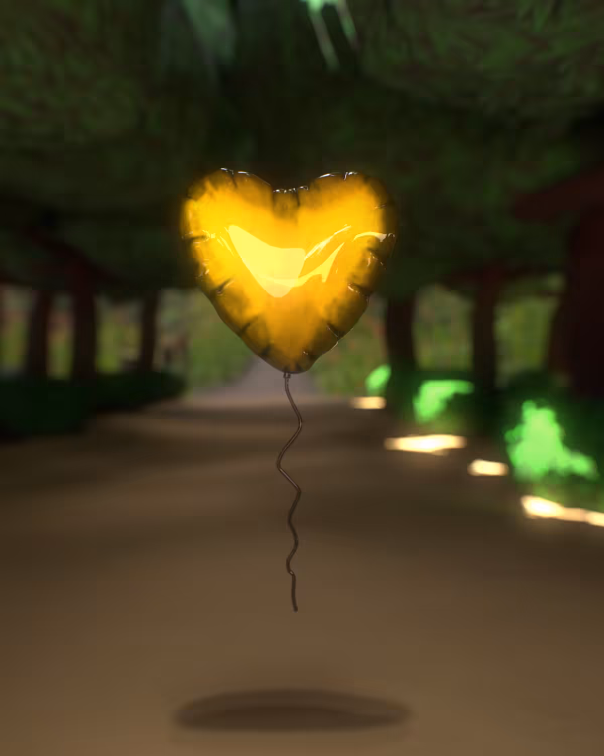 The Love Lane Yellow Balloon