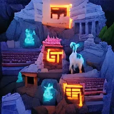 Glowing Goat Temple