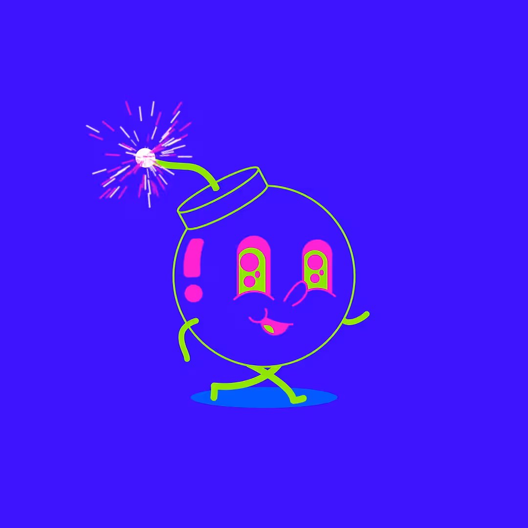 Neon Bomb Buddy