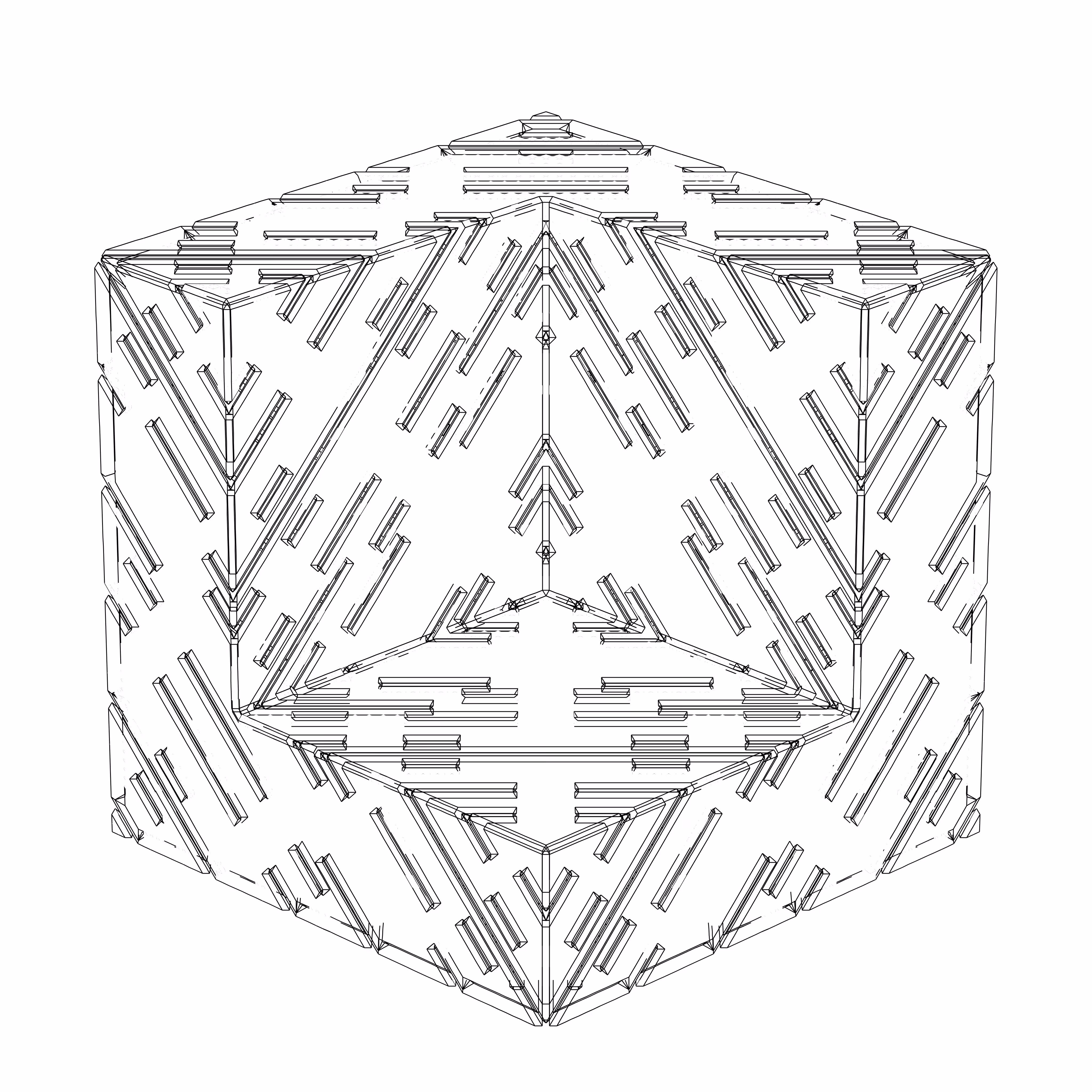 LL21 Alien Art Cube #825