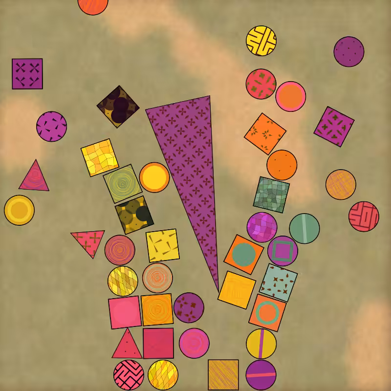 Collisions: Art plus Physics #10