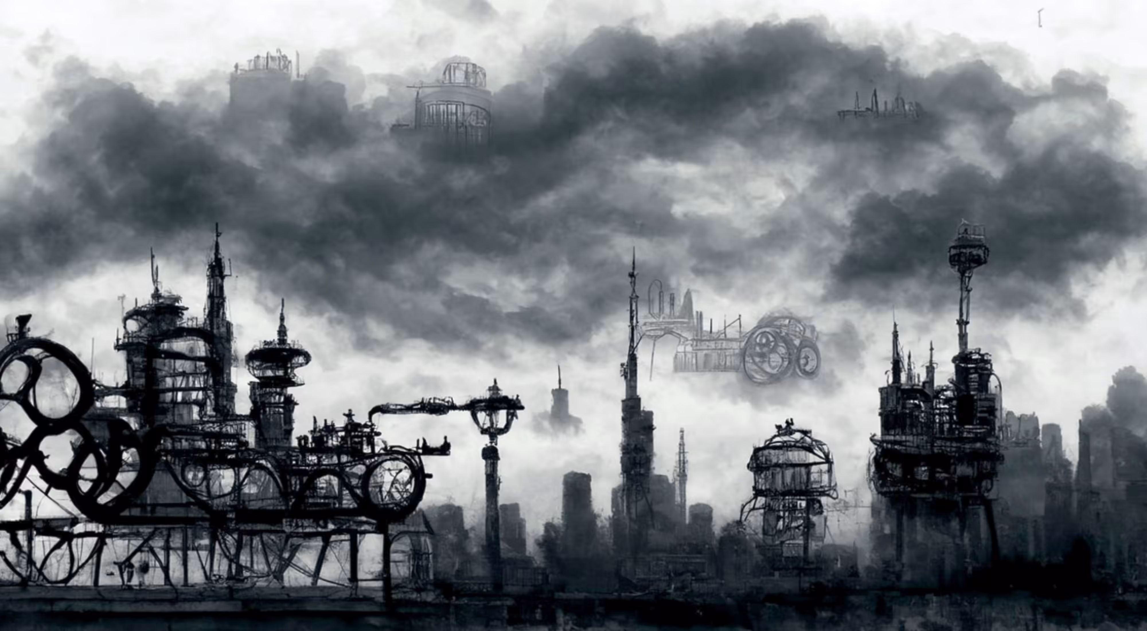 SteamPunk cityScape #007
