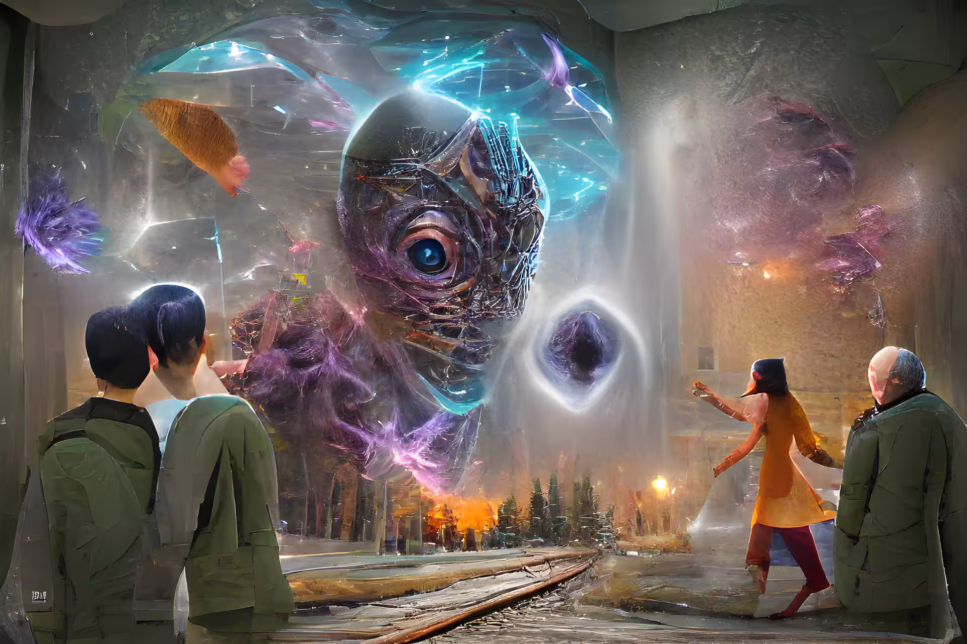 Interdimensional encounter
