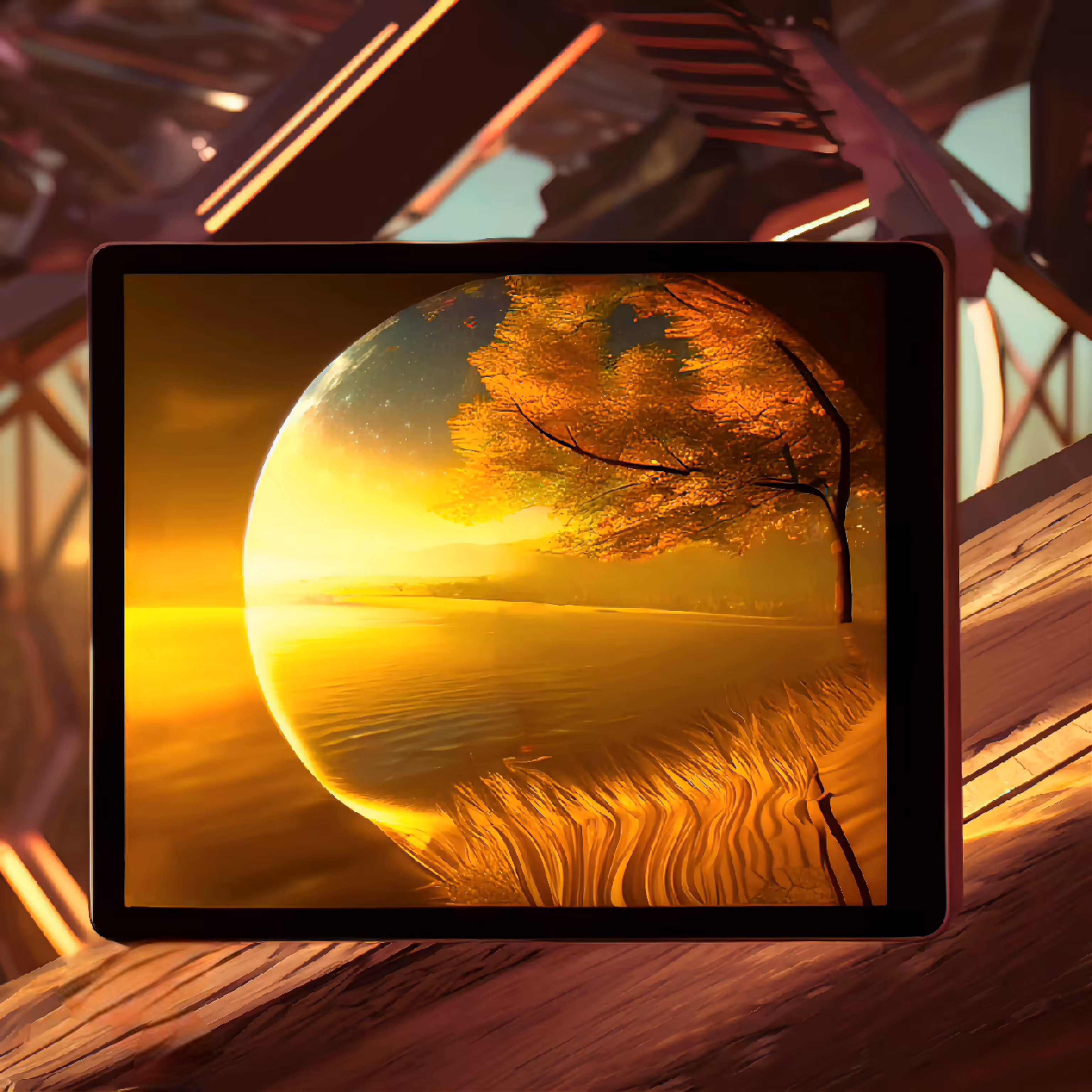 Mix Art World 3.01: Sunset From The Bridge