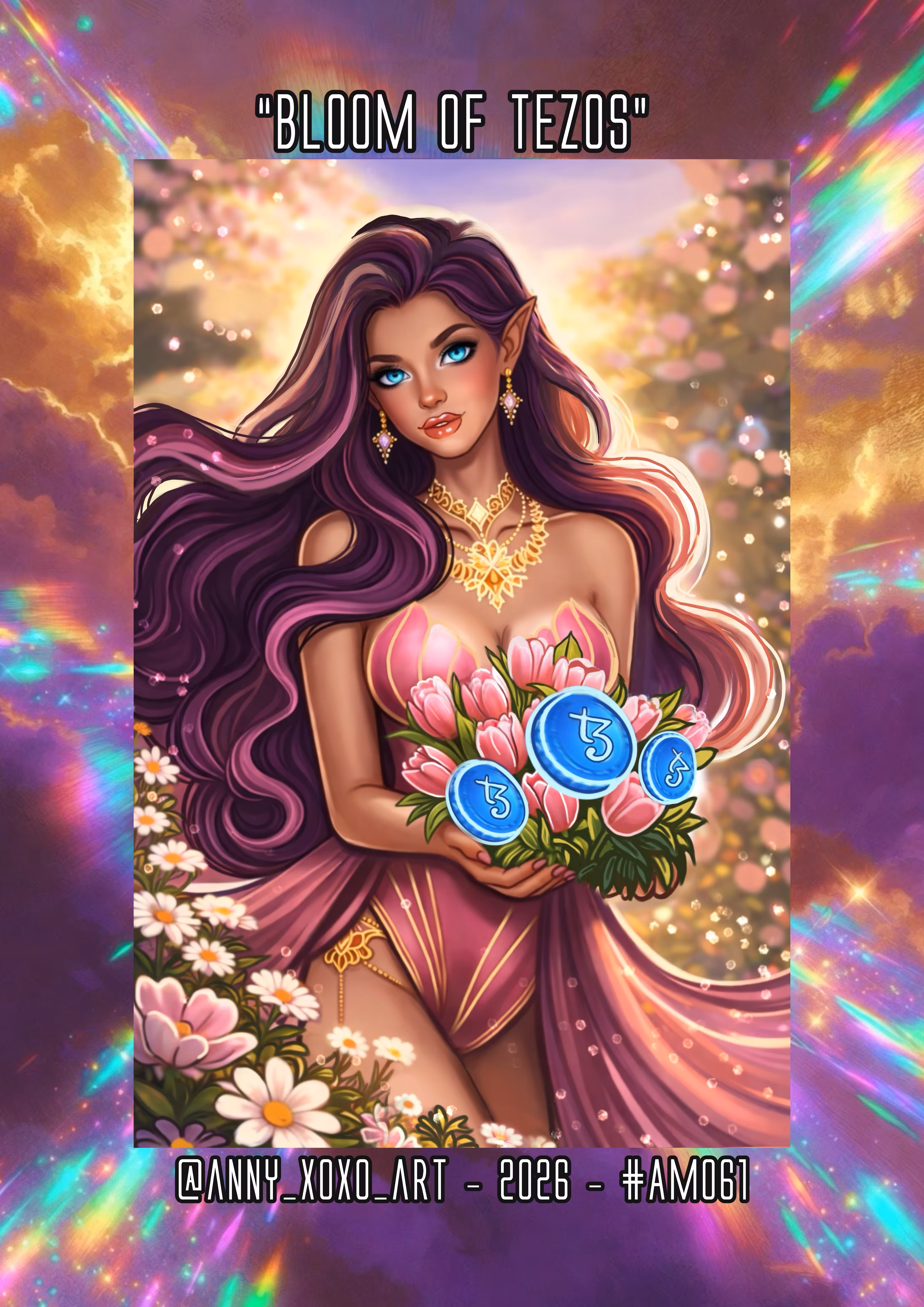 Bloom of Tezos by Anny_xoxo_art