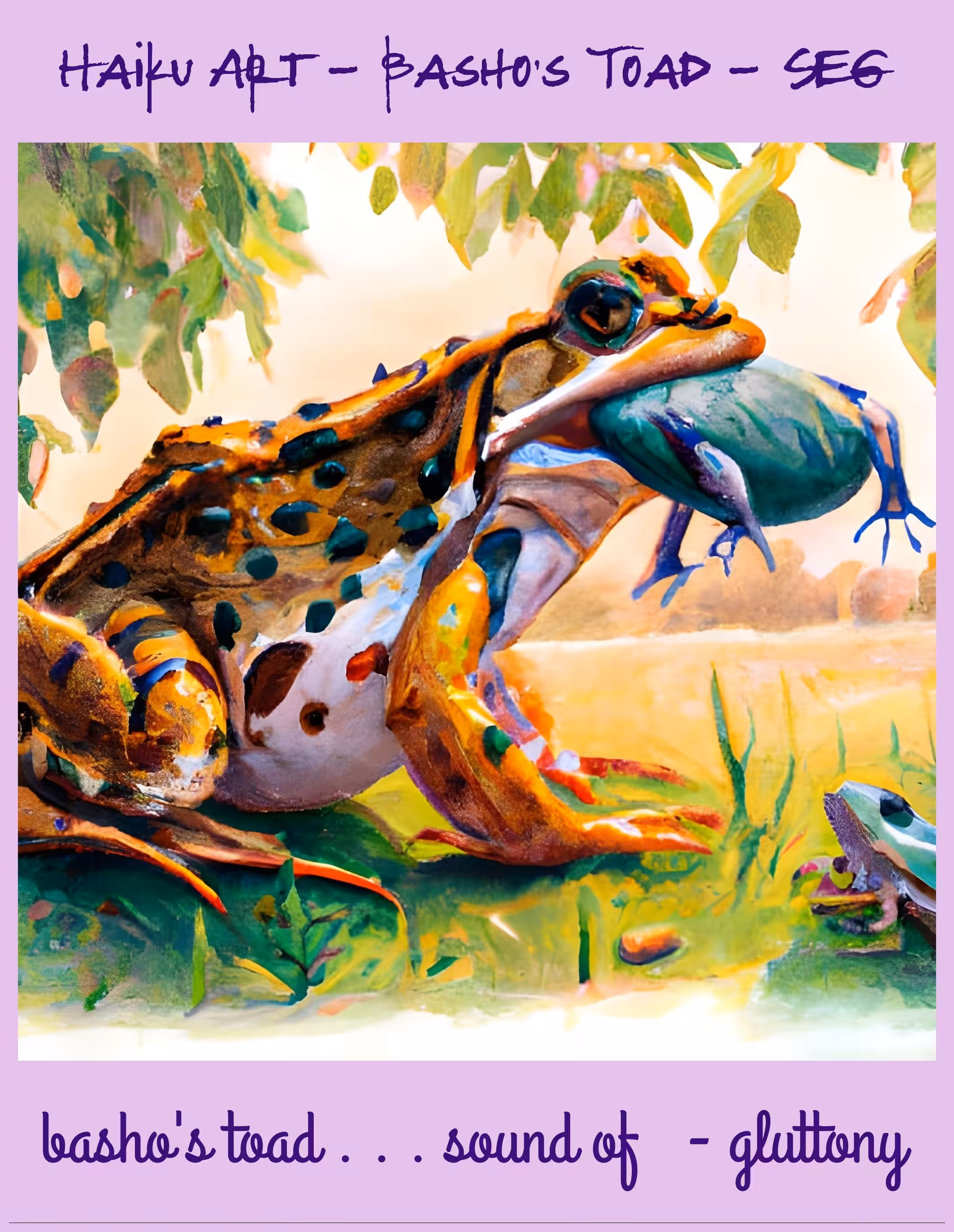 BASHO'S TOAD