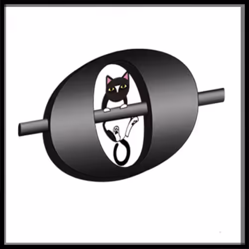 Ninjacat Dangles on Wholenote