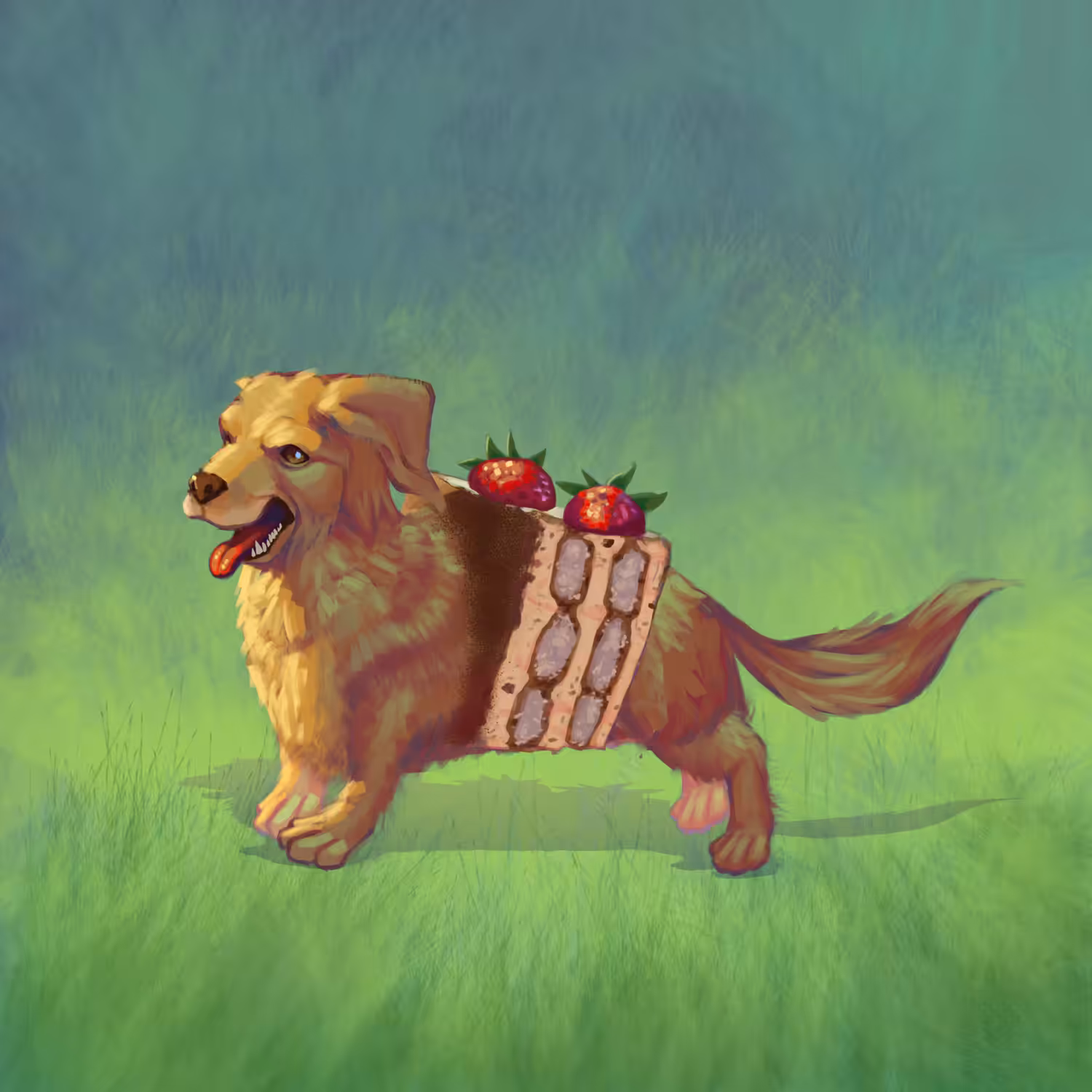 🐕 Golden Retiramisu 🍰 What if dog breed + food?