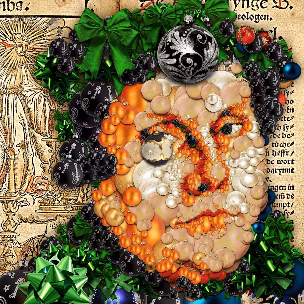 Martin Luther in Christmas Decorations