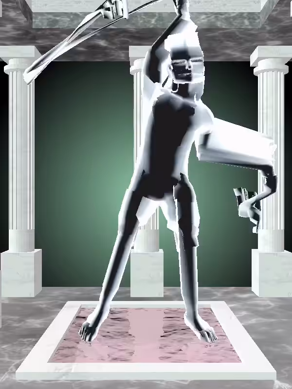 The Jazzy Luminescent Chrome Man #2273