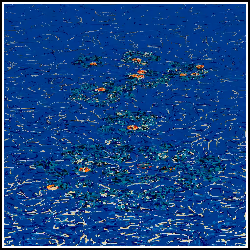 Polluted water lilies #29