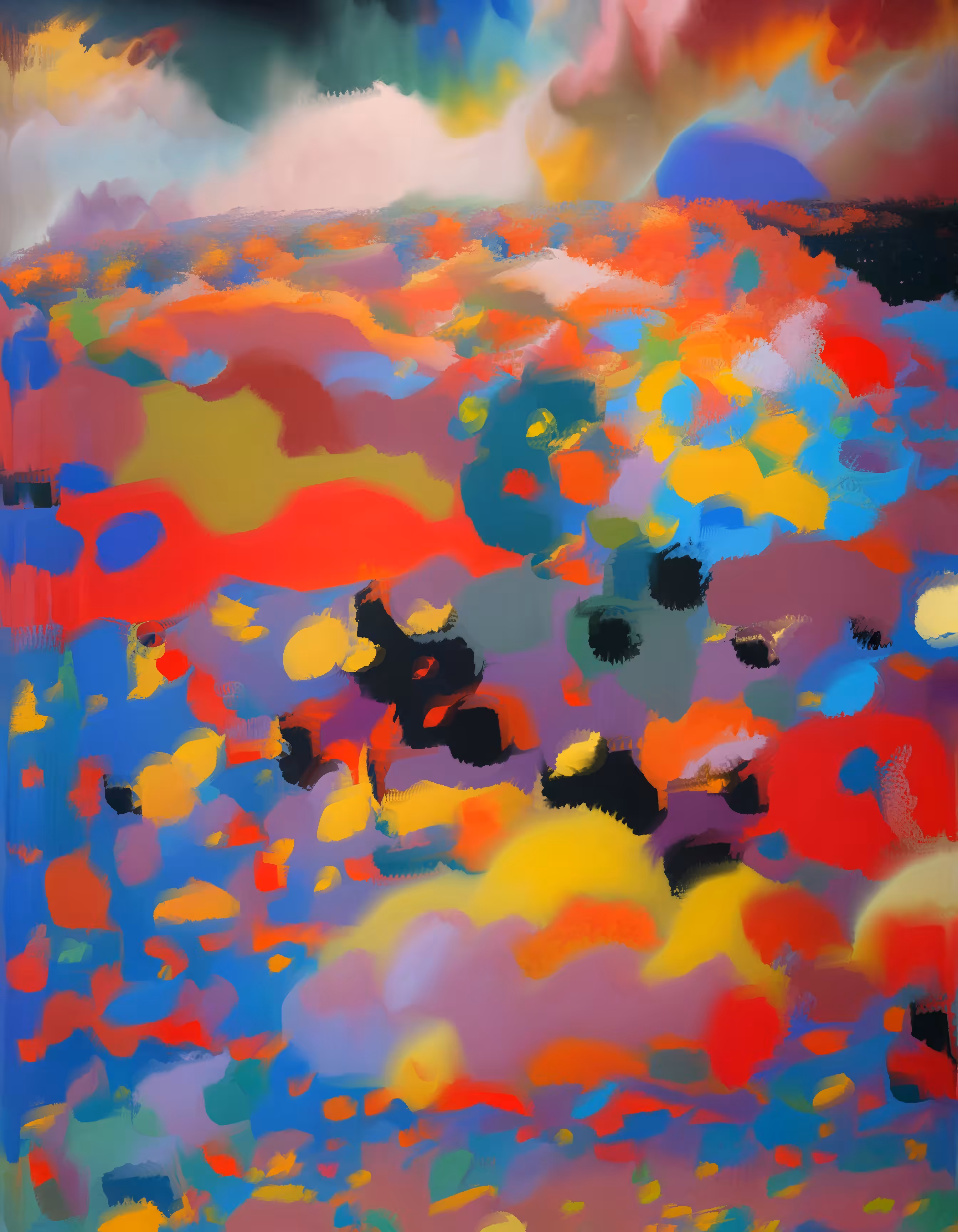in my wildest dream I become the color and forget the earthly boundaries