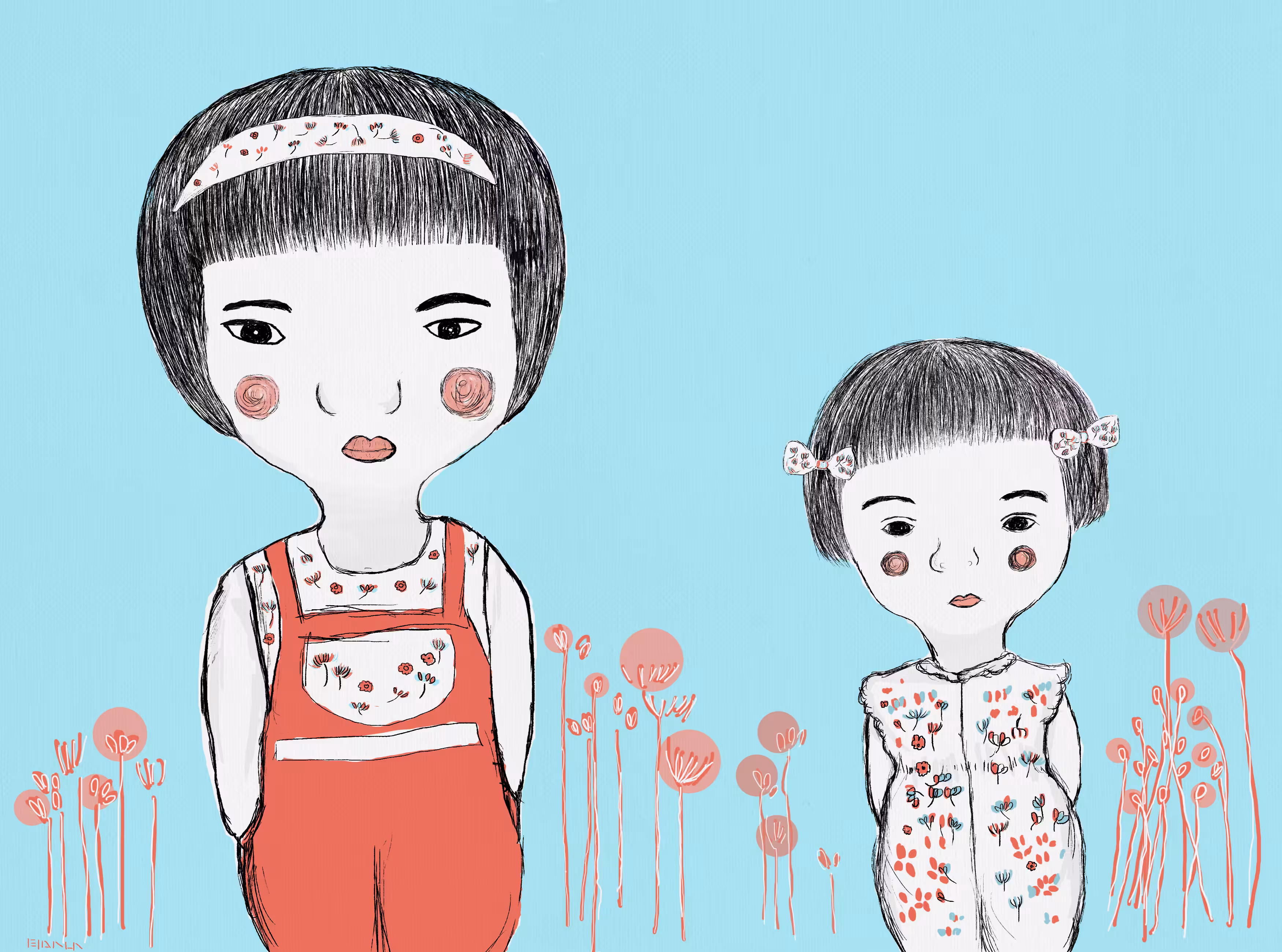 Little Forest and Lady Bidala