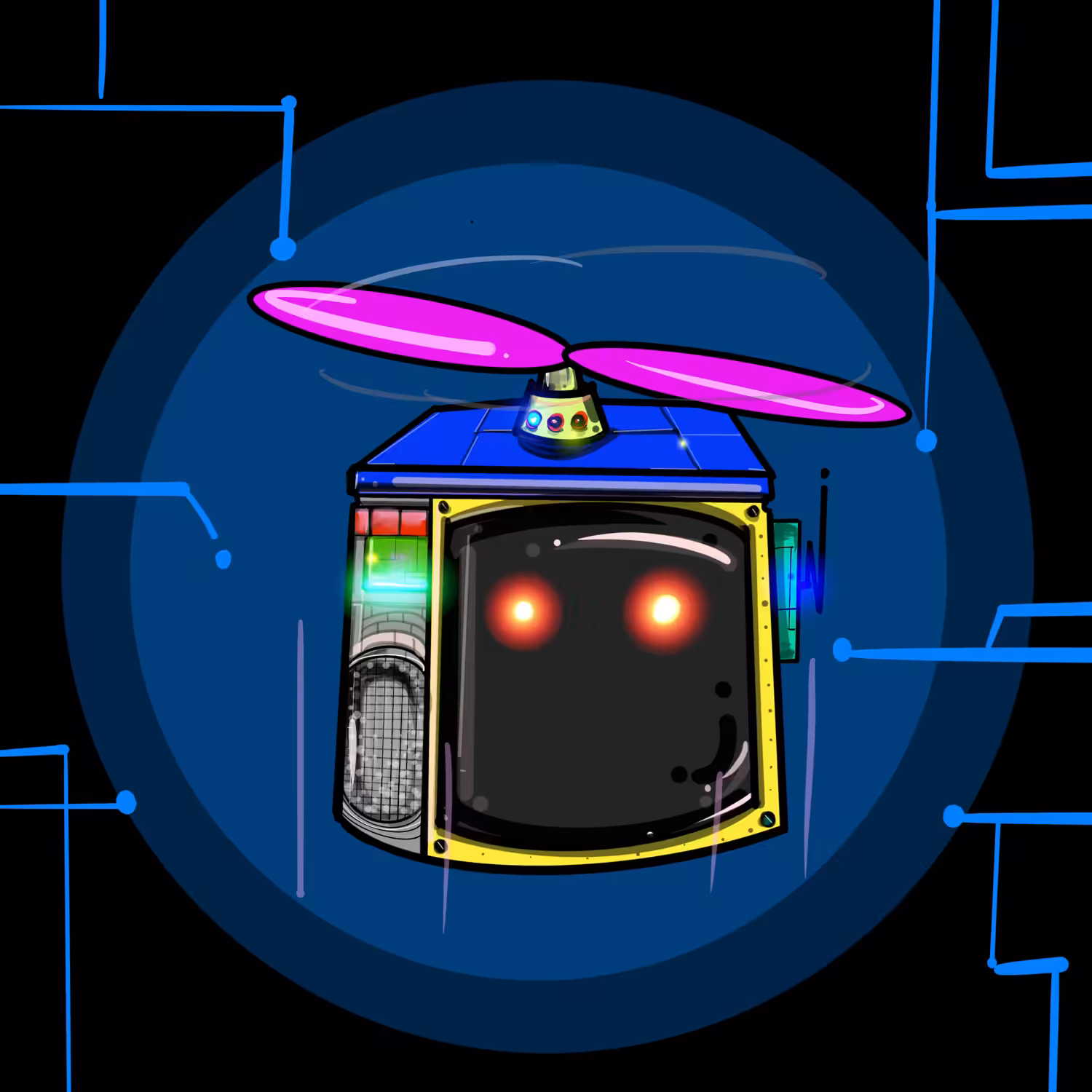 iron bot# monitor man