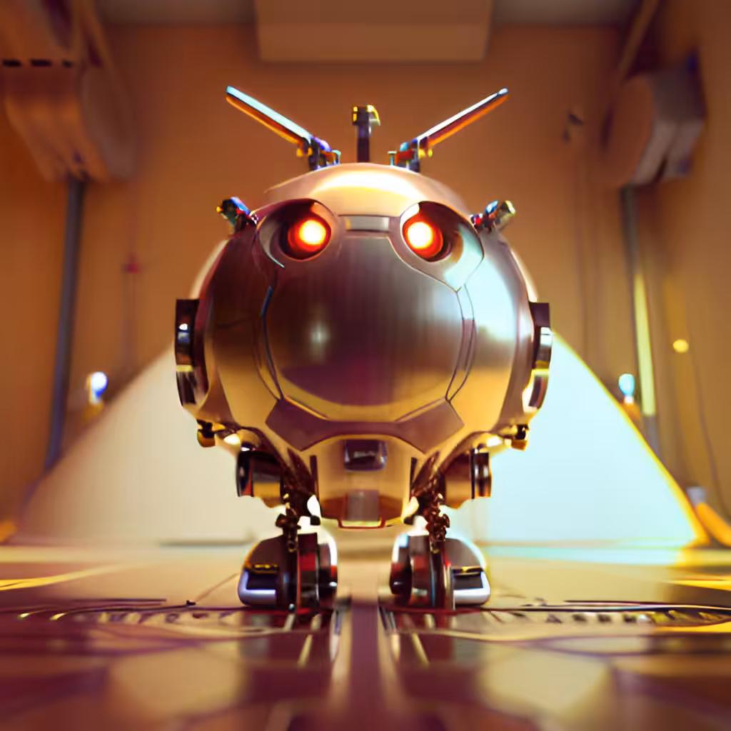 Golden Robotic Apples #25