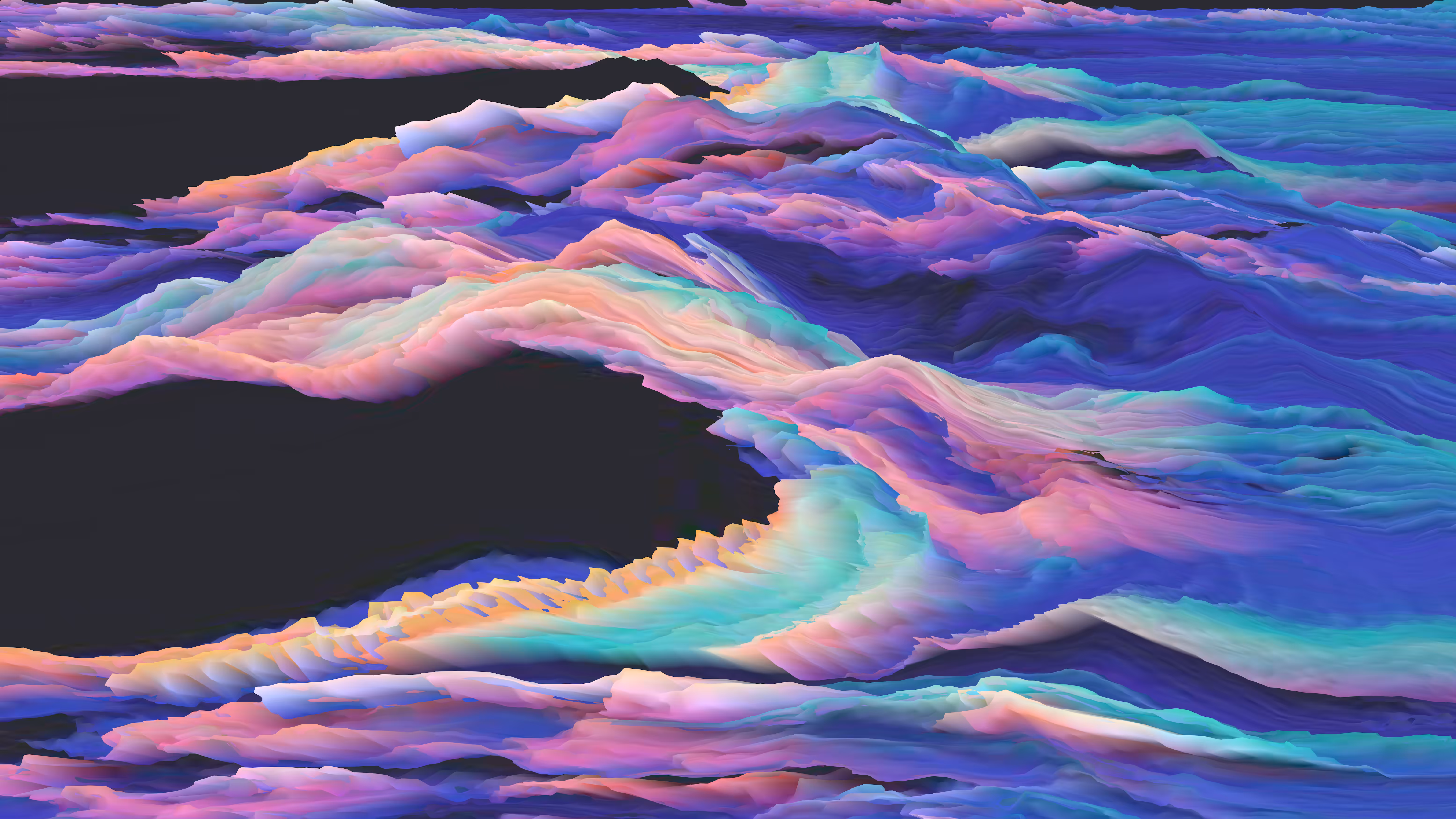 Digital Seascape - Spiagge Blue