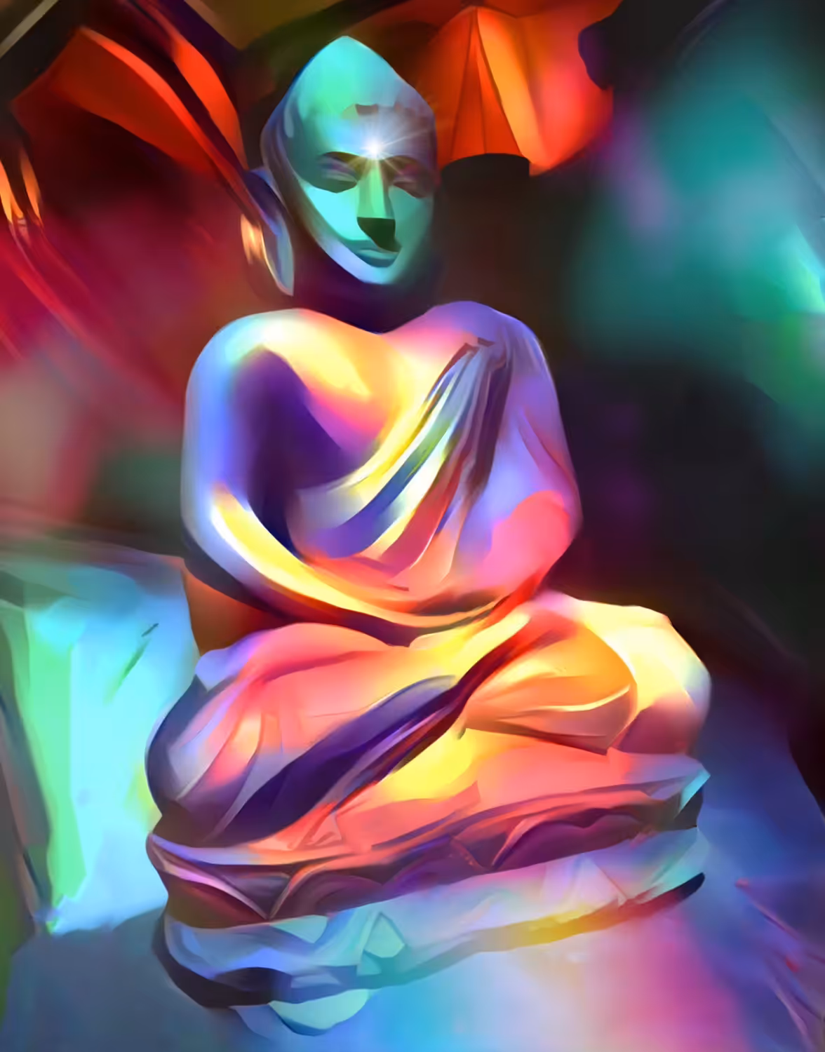 Rainbow Buddha