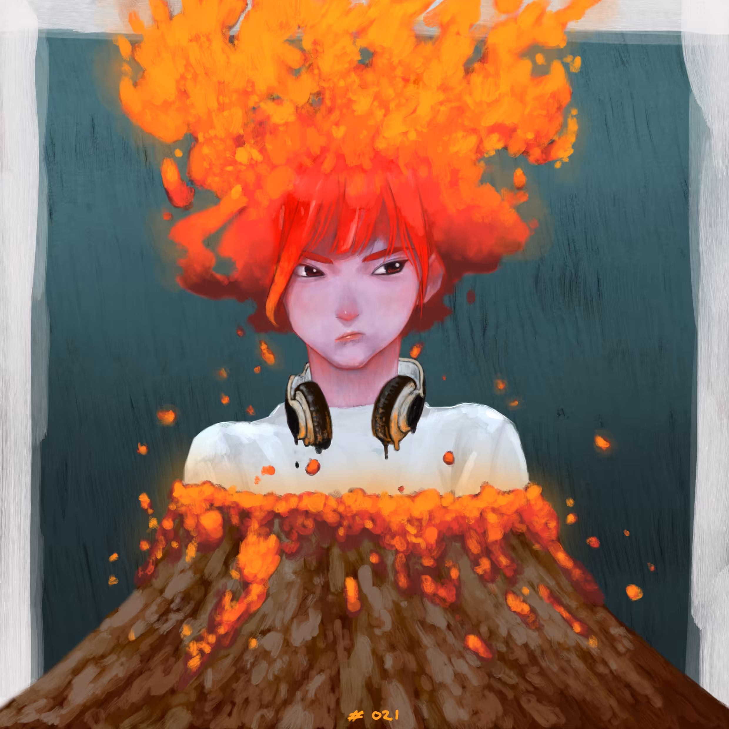 boo #0021 Volcano