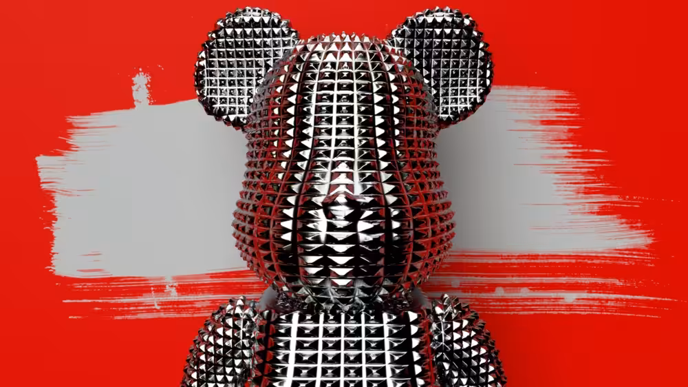 Series 1 - 1000% Punk Be@rbrick #3