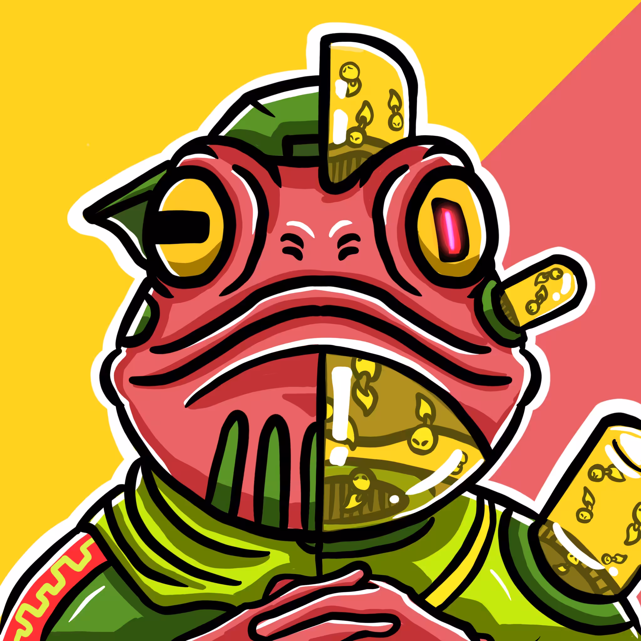 Mirror Zoo: Frog / pregnent machine (rare)