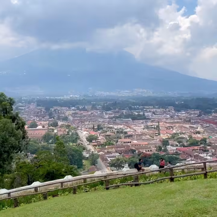 MOMENT#44 (Friends on hill overlooking city)