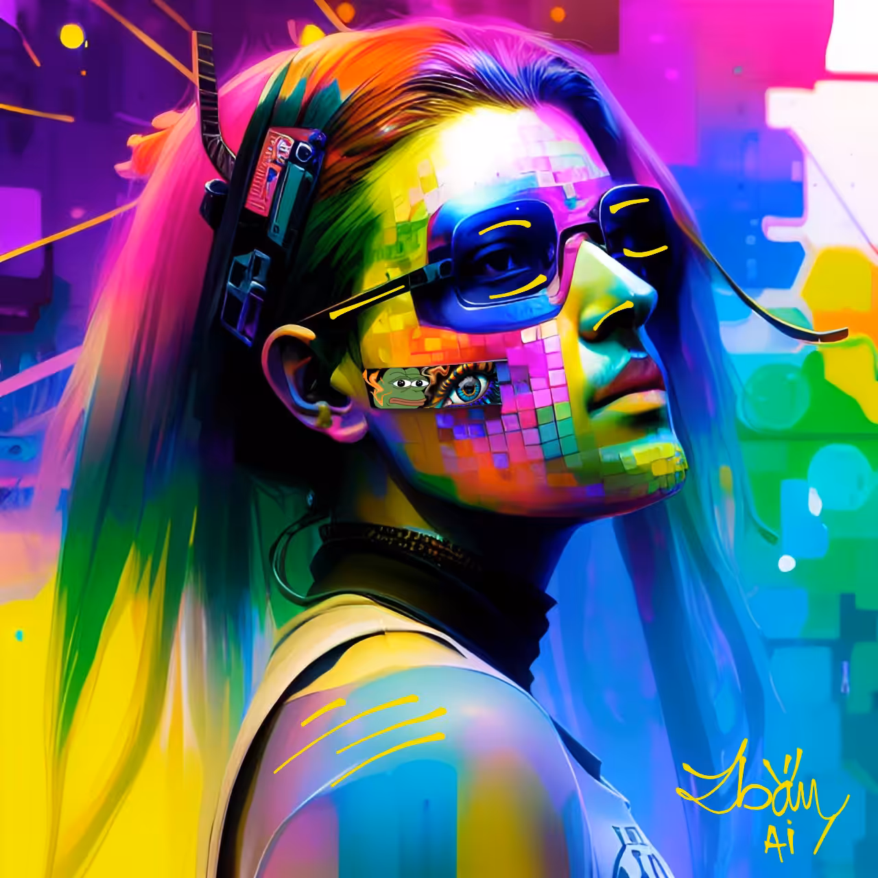 The Pixelated Girl