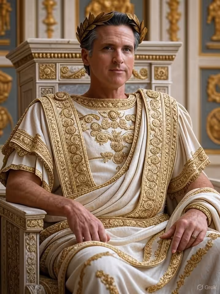 HANDSOME GAVIN IS OUR GOLDEN CAESAR!