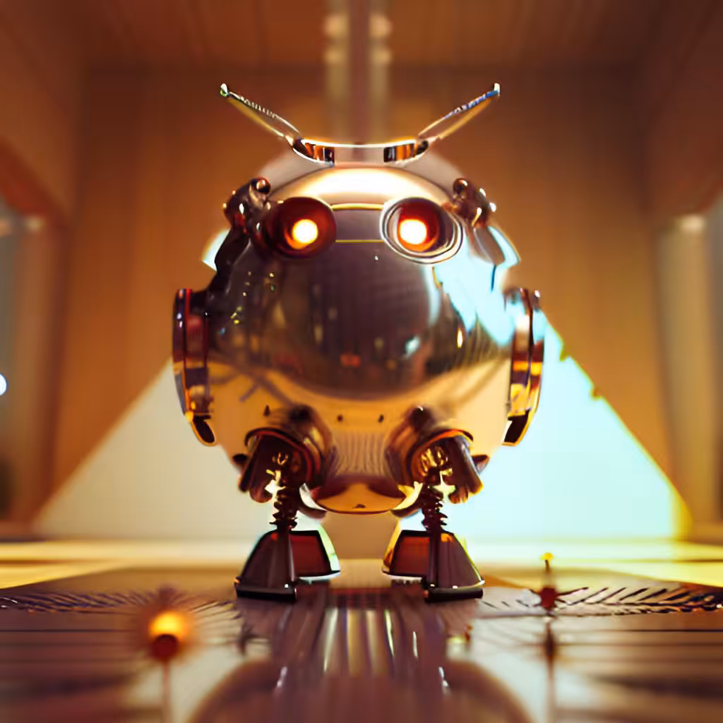 Golden Robotic Apples #56