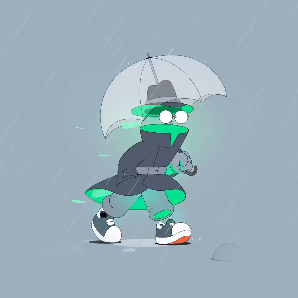 Invisible ghost friend man