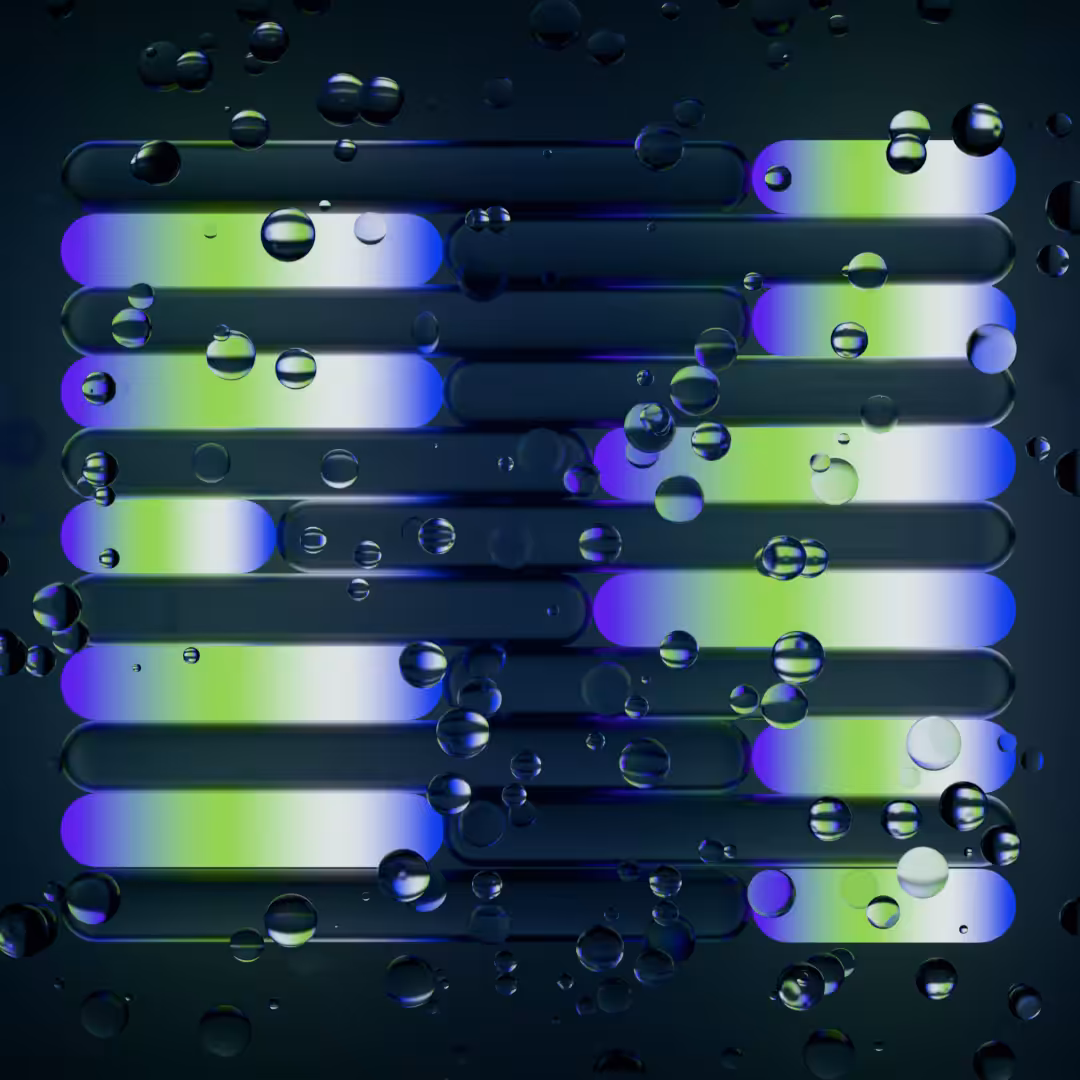 Neon capsule grid