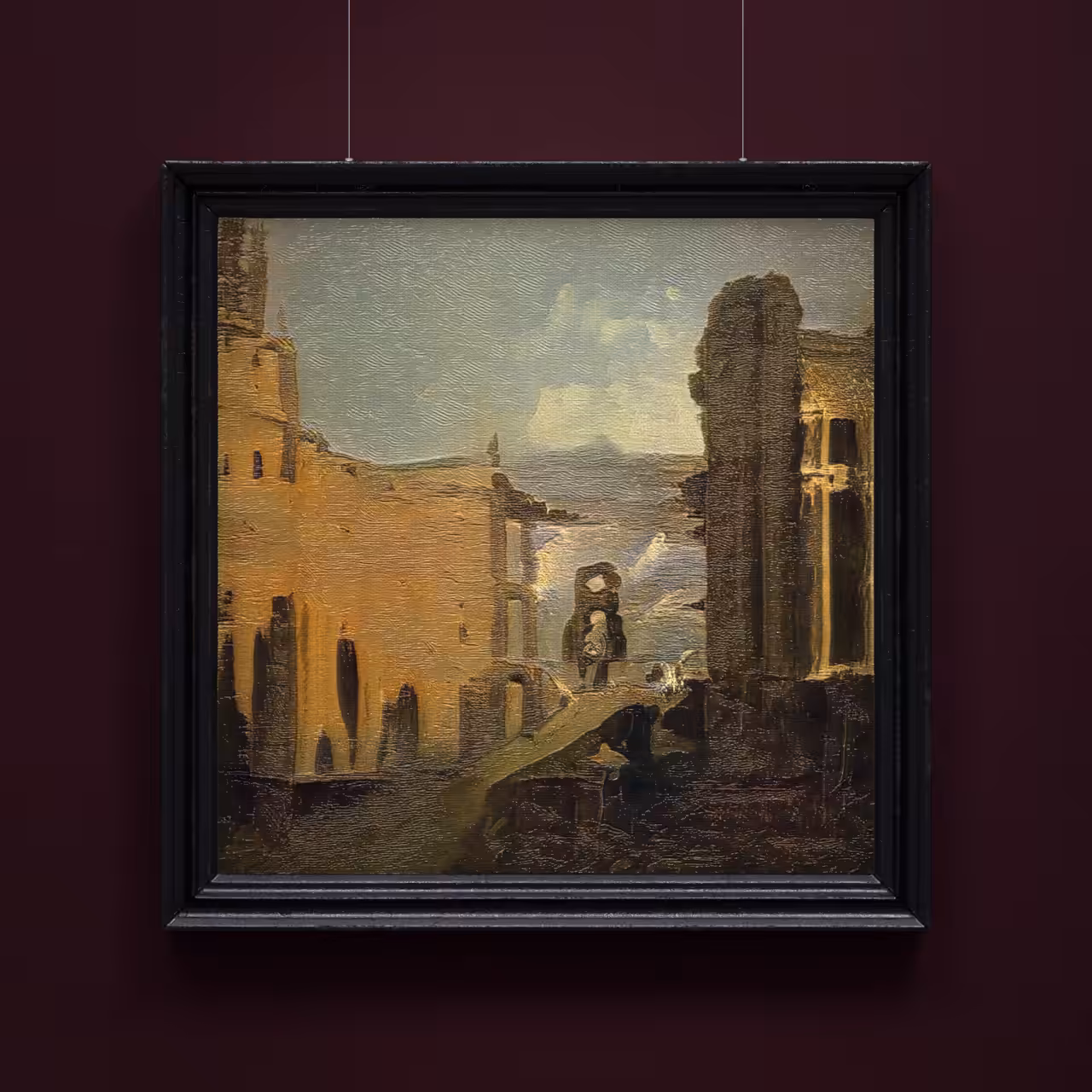 Painting #003: Sunset on Ruins
