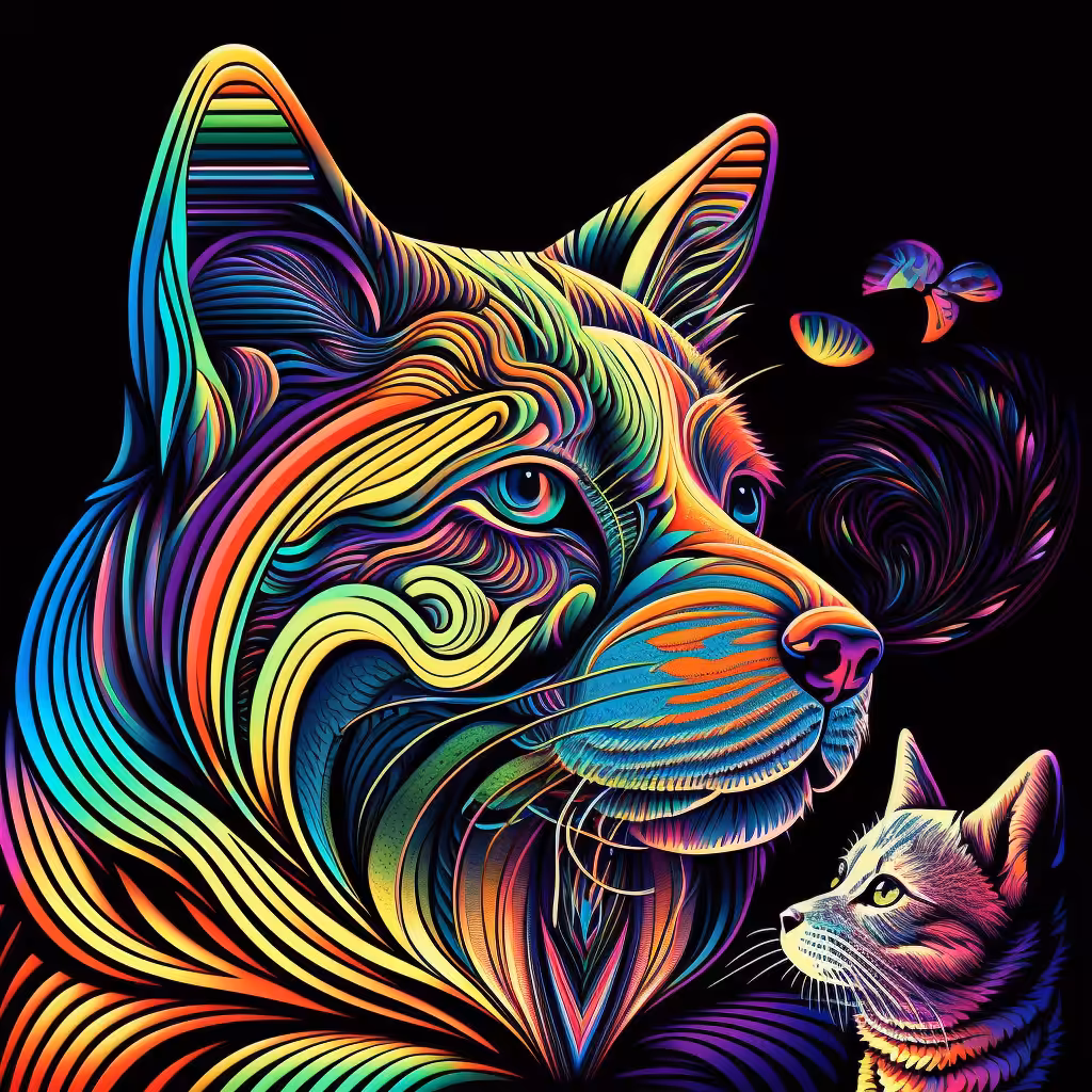 Psychedelic Art: Psychedelic Pet