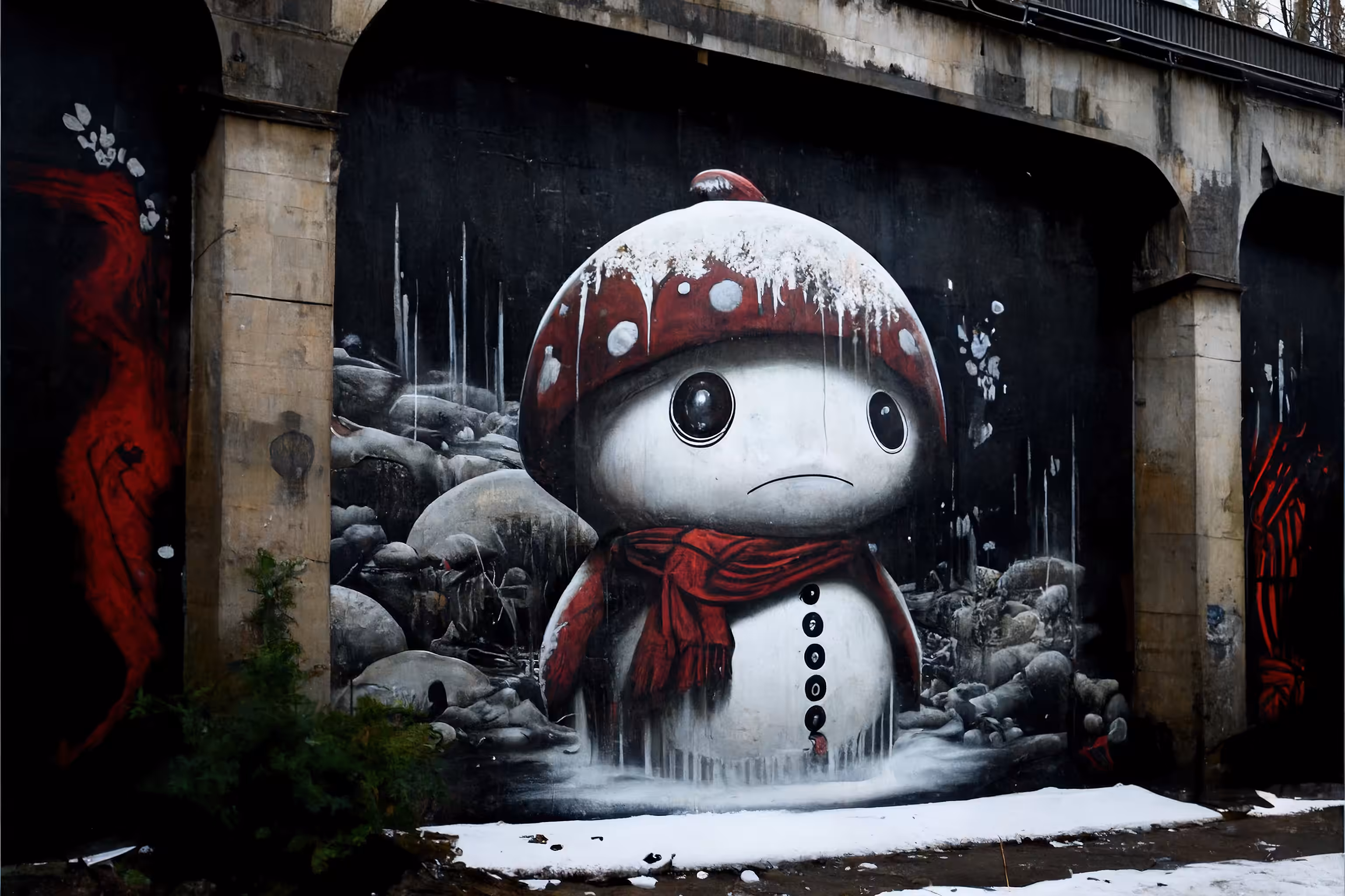 Gothenburg - Sad Snowman