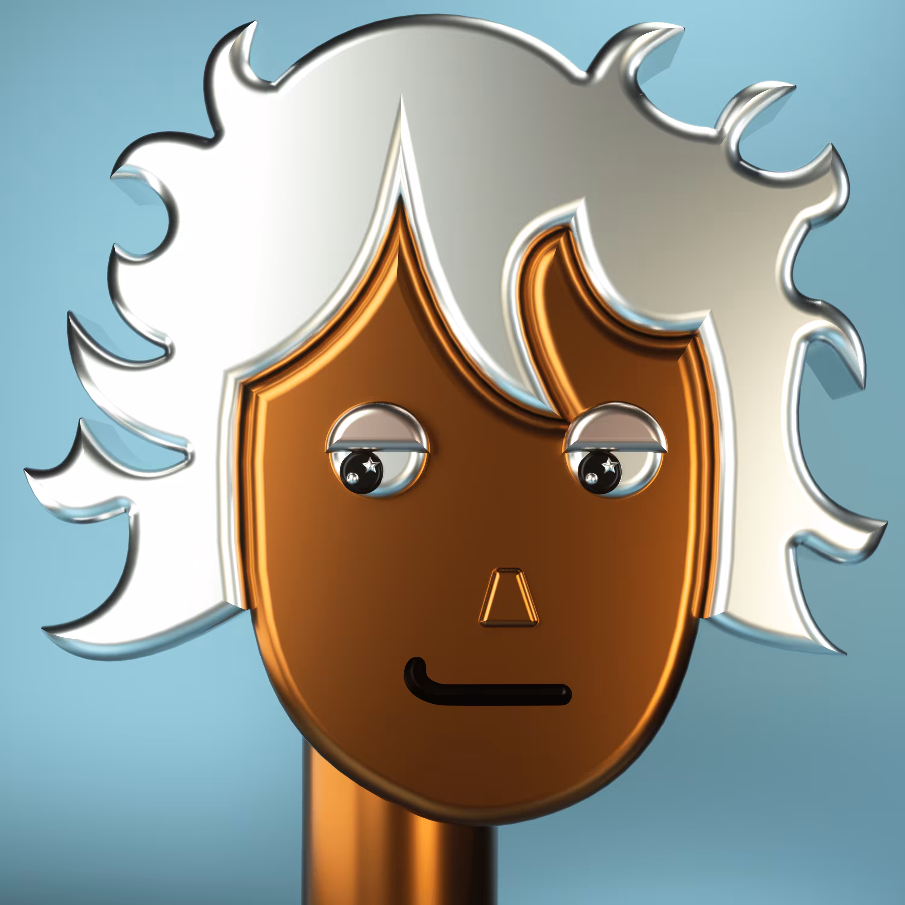 3D Chrome Punk #0233