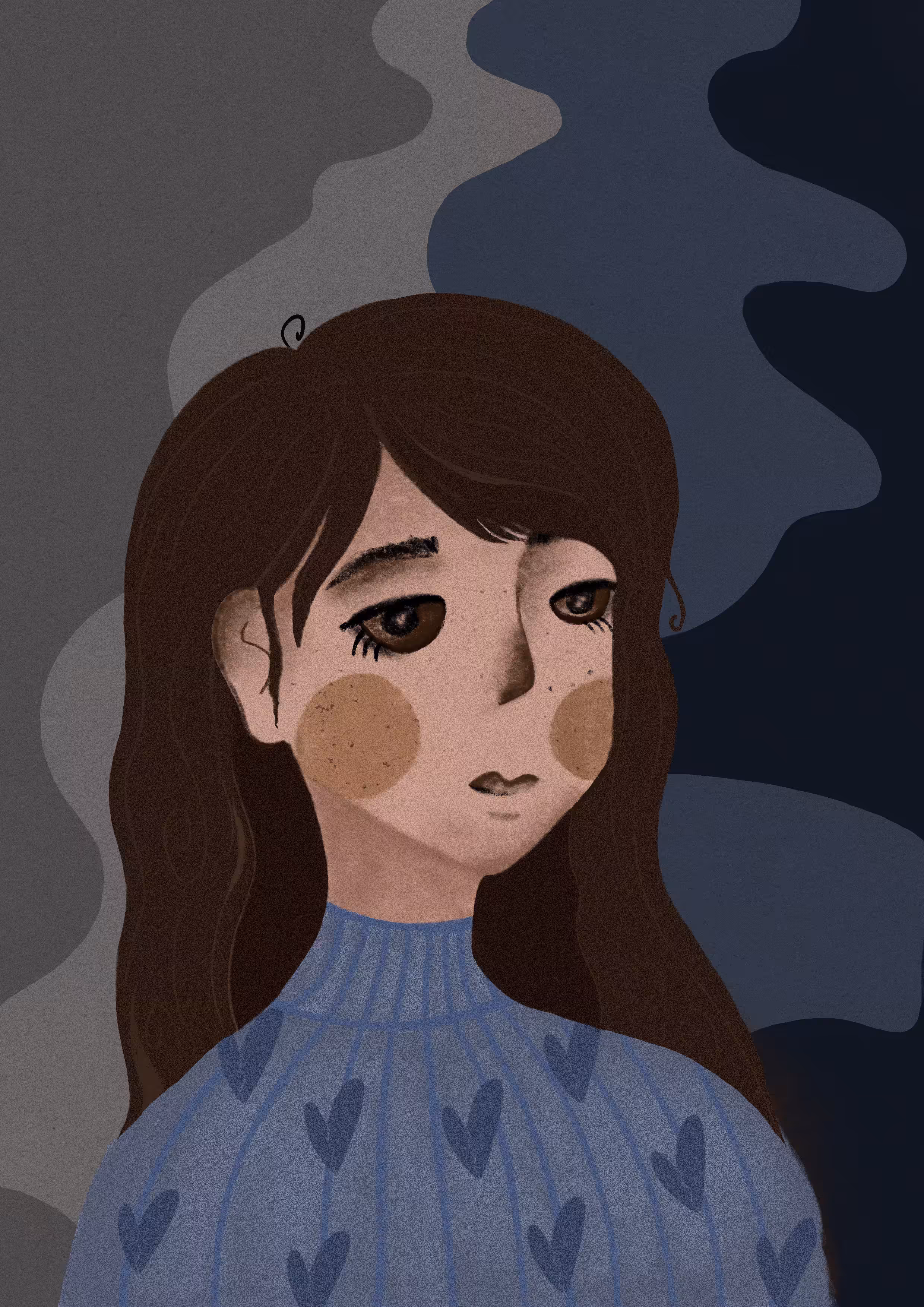 Feeling blue 