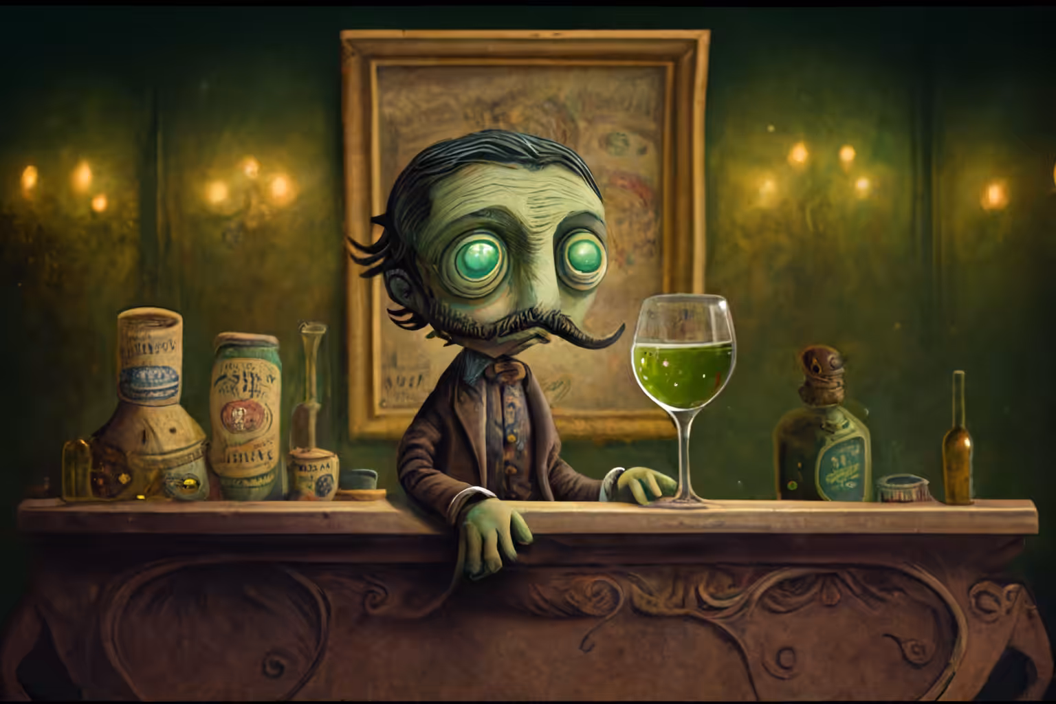 Van Gogh at Absinthe Bar