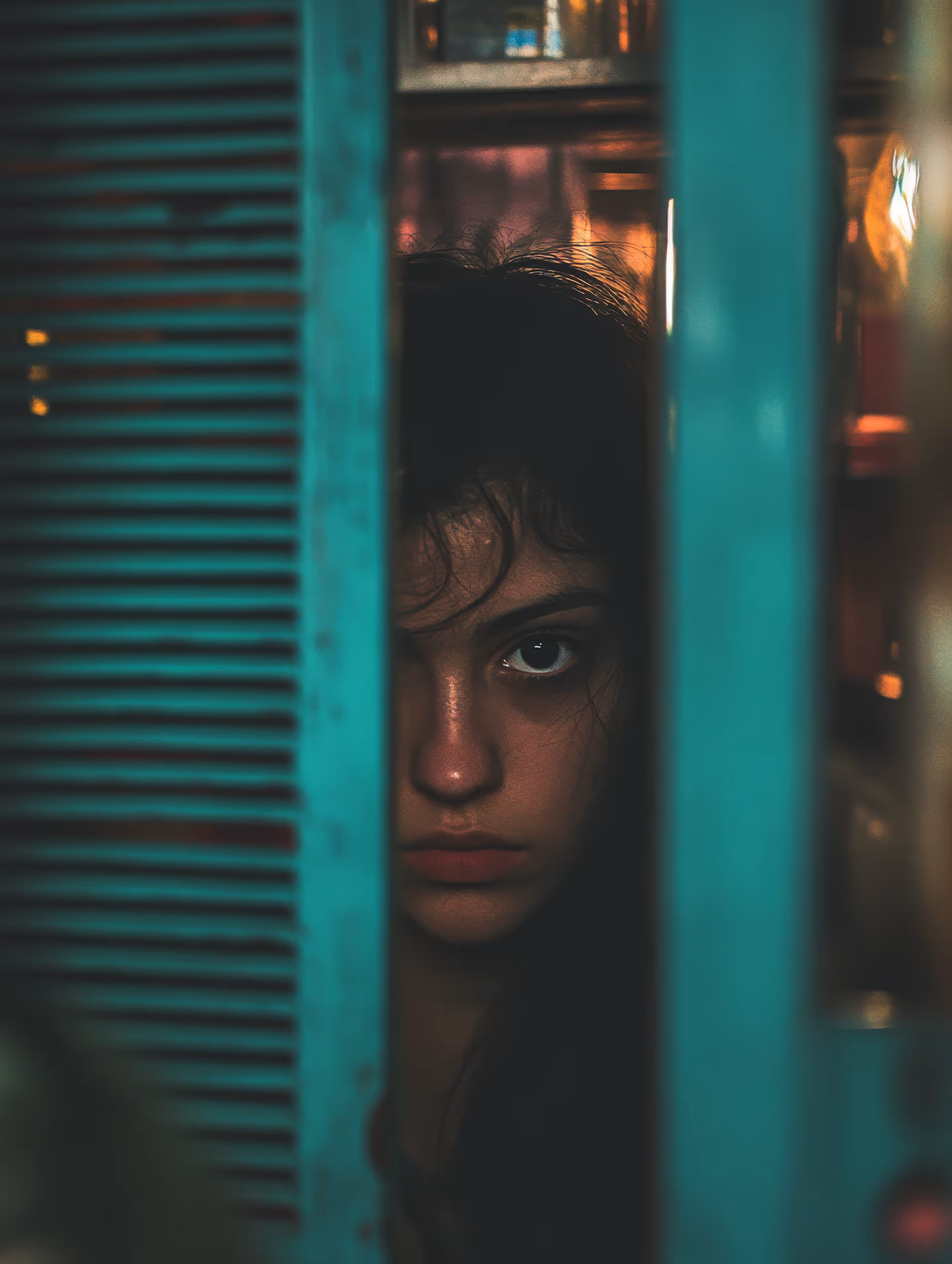 Glimpse Through the Blinds