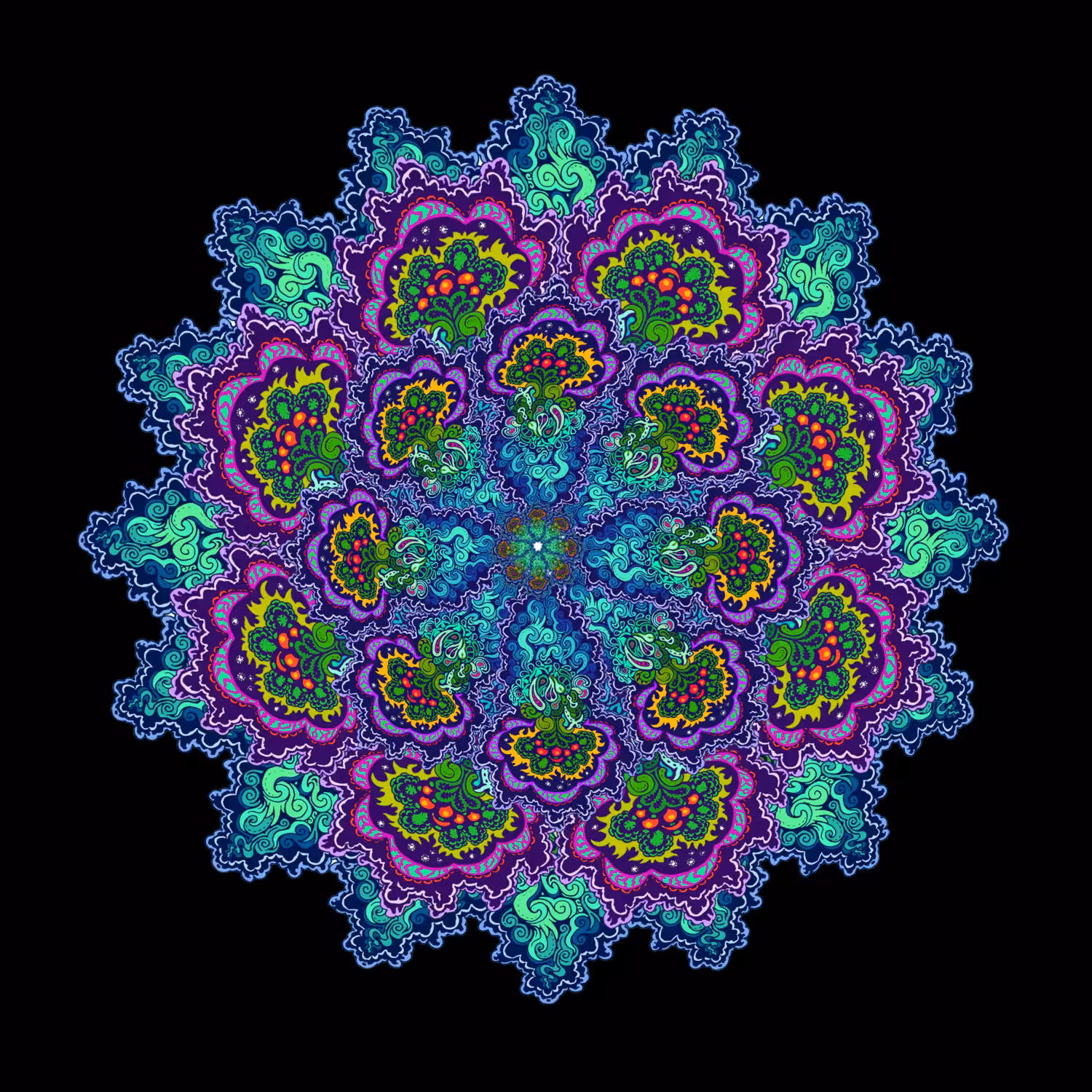 Tree of life mandala