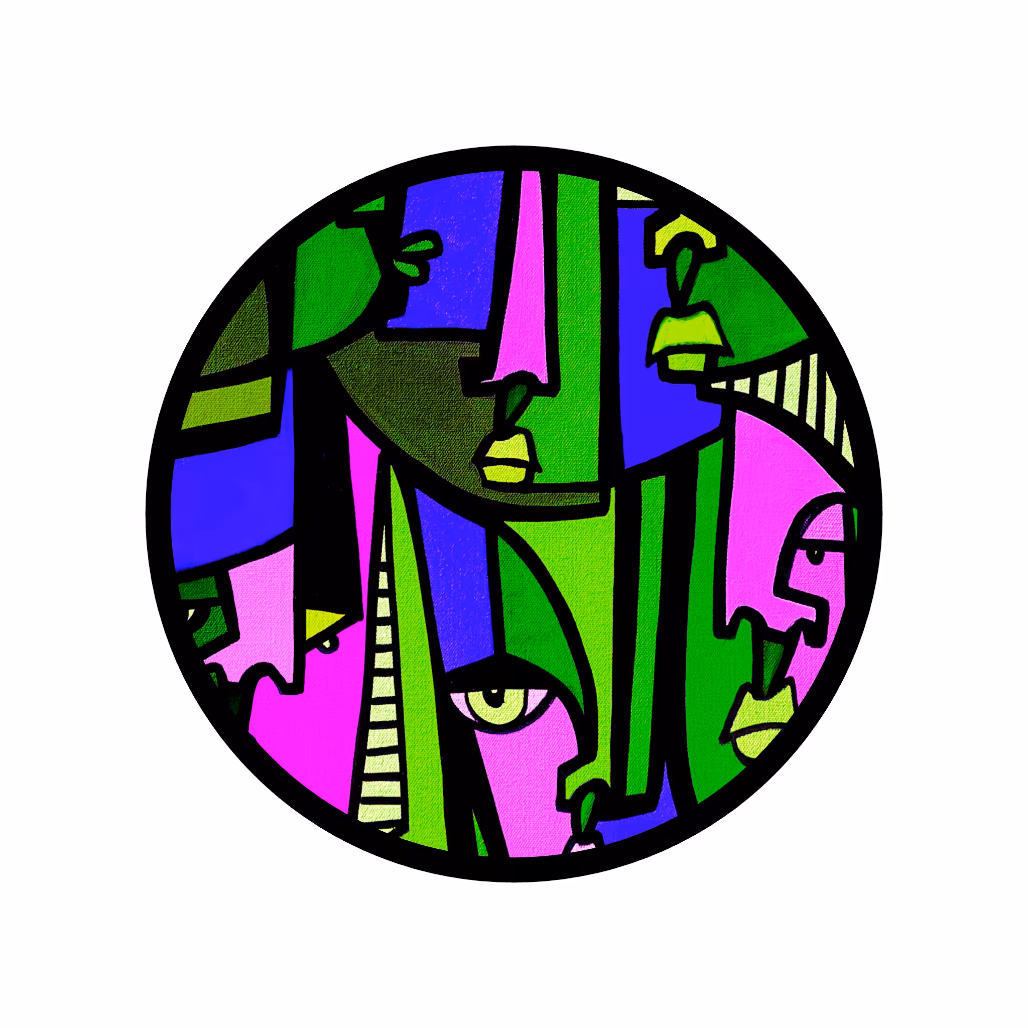 Cubist Circle 58