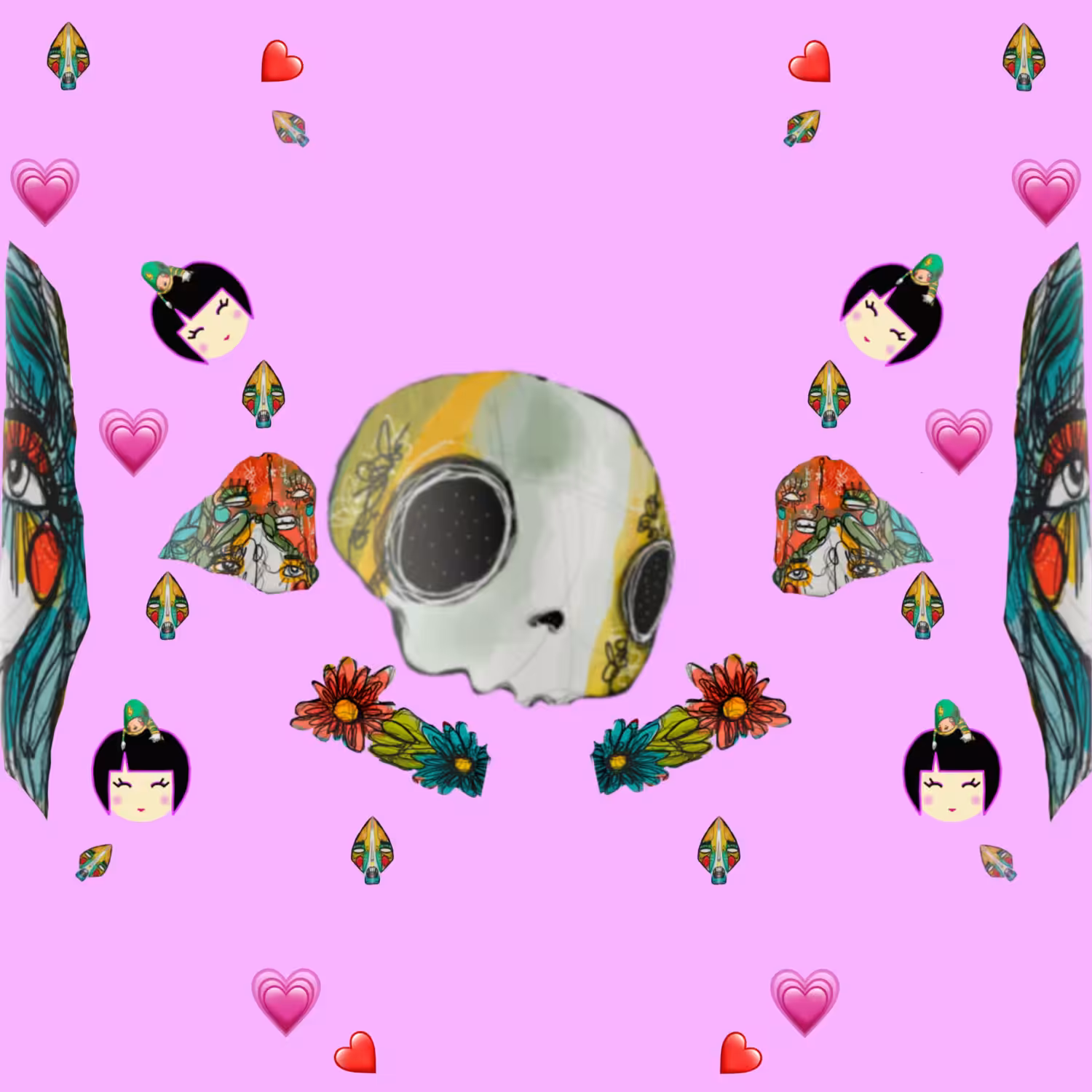 Mochi Playing in Sabet Skully Can#5 World